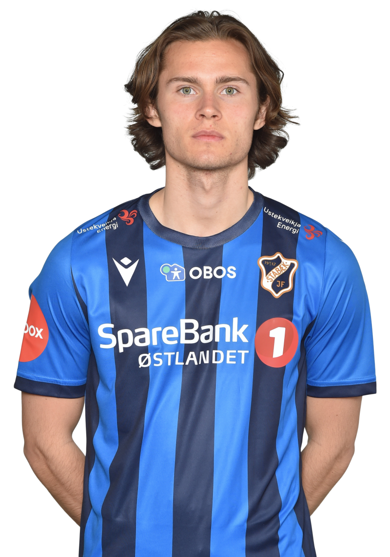 Markus Solbakken i Stabæks nye hjemmedrakt.